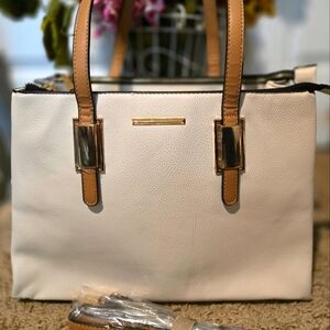 White Aldo tote